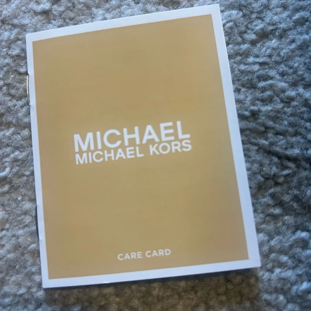 NWT Michael Kors Beige Monogram Crossbody Bag